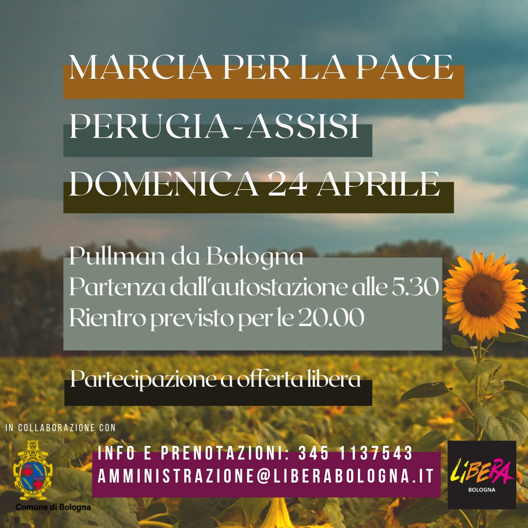 volantino marcia perugia assisi 2022